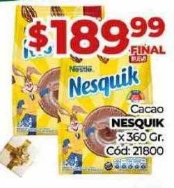 Diarco Cacao nesquik oferta