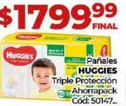 Diarco Pañales huggies triple protección ahorrapack oferta