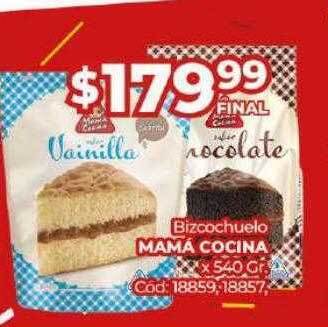 Diarco Bizcochuelo mamá cocina oferta