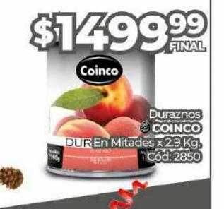 Diarco Duraznos coinco en mitades oferta