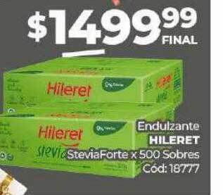 Diarco Endulzante hileret stevia forte oferta
