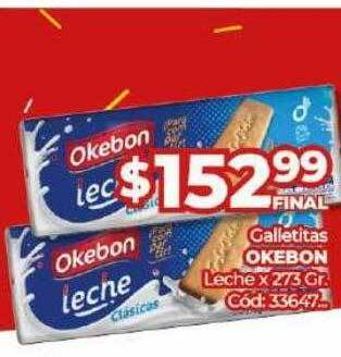 Diarco Galletitas okebon leche oferta