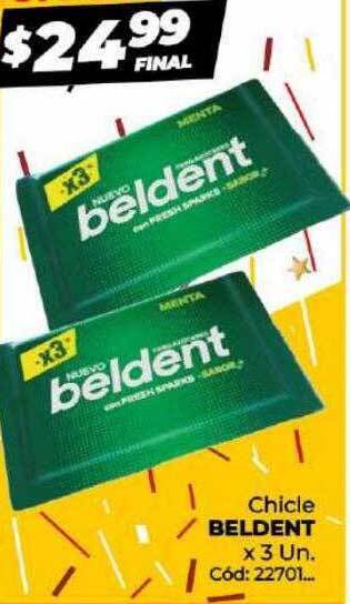Diarco Chicle beldent oferta