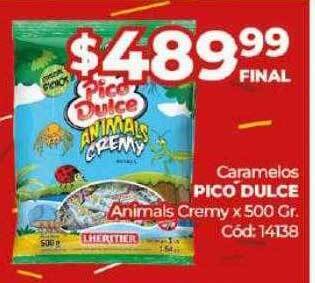 Diarco Caramelos pico dulce animals cremy oferta