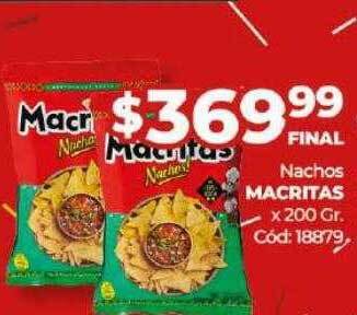Diarco Nachos macritas oferta