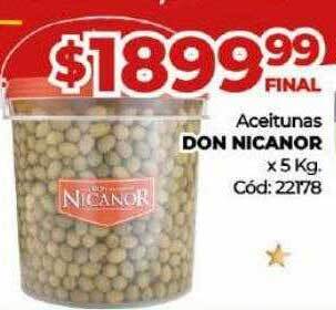 Diarco Aceitunas don nicanor oferta