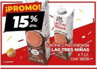 Diarco Leche chocolatada las tres niñas oferta