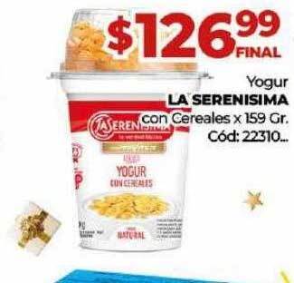 Diarco Yogur la serenisima con cereales oferta
