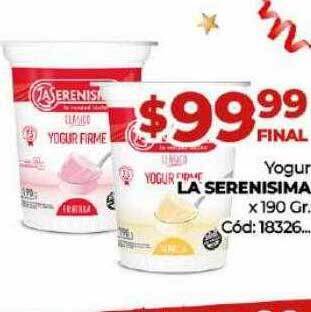 Diarco Yogur la serenisima oferta
