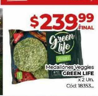 Diarco Medallónes veggies green life oferta