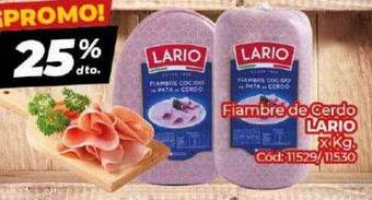 Diarco Fiambre de cerdo lario oferta