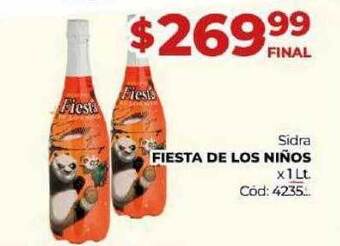 Diarco Sidra fiesta de los niños oferta