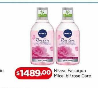Medamax Nivea fac agua micel bif rose care oferta