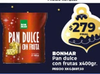 Supermayorista Vital Bonmar Pan Dulce Con Frutas x 400gr oferta