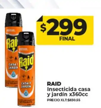 Supermayorista Vital Raid Insecticida Casa y Jardín x360cc oferta