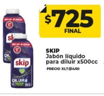 Supermayorista Vital Skip Jabón Líquido Para Diluir x 500cc oferta