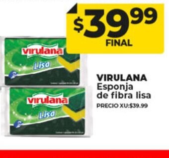 Supermayorista Vital Virulana Esponja de Fibra Lisa oferta