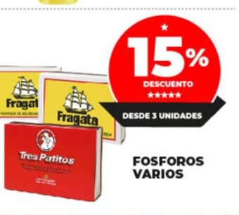 Supermayorista Vital Fosforos Varios oferta
