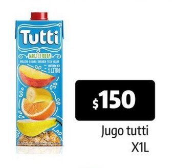 Autoservicio Capo Jugo Tutti x 1L oferta