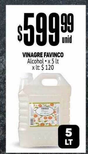 Makro Vinagre favinco alcohol oferta