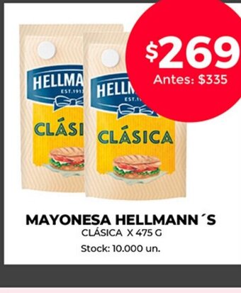 Supermercados Tadicor Mayonesa Hellmann's oferta