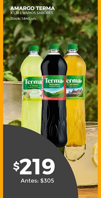 Supermercados Tadicor Amargo Terma oferta