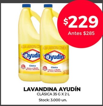 Supermercados Tadicor Lavandina Ayudín oferta
