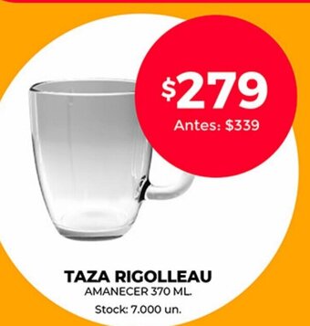 Supermercados Tadicor Taza Rigolleau oferta