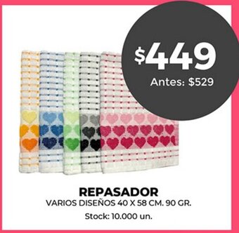Supermercados Tadicor Repasador oferta