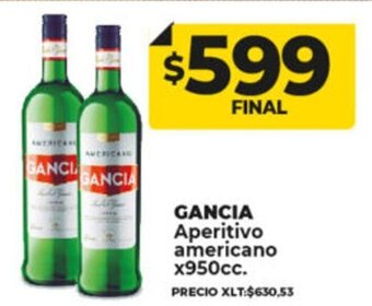 Supermayorista Vital Gancia Aperitivo Americano x 950cc oferta