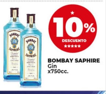 Supermayorista Vital Bombay Saphire Gin x 750cc oferta