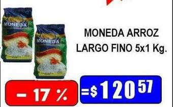 Dulcenter Moneda arroz largo fino oferta