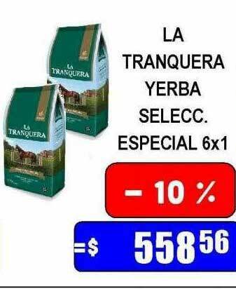 Dulcenter La tranquera yerba selecc. especial oferta