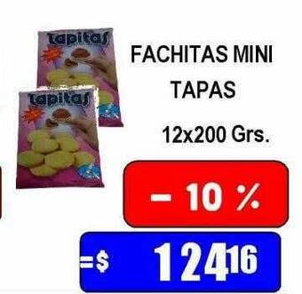 Dulcenter Fachitas mini tapas oferta