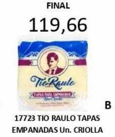 Hipermay Tio raulo tapas empanadas criolla oferta