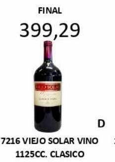Hipermay Viejo solar vino clasico oferta