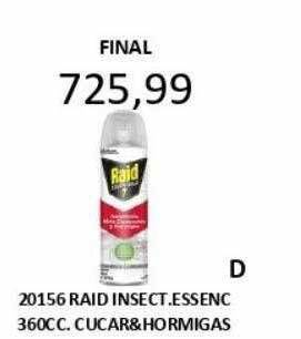 Hipermay Raid insect essenc cucar&hormigas oferta
