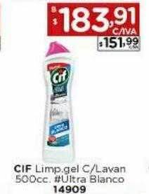 Hipermay Cif limp gel c lavan ultra blanco oferta