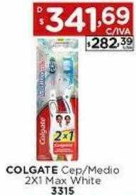 Hipermay Colgate cep medio max white oferta