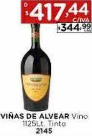 Hipermay Viñas de alvear vino tinto oferta