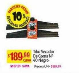 Medamax Tibu secador de goma n° 40 negro oferta