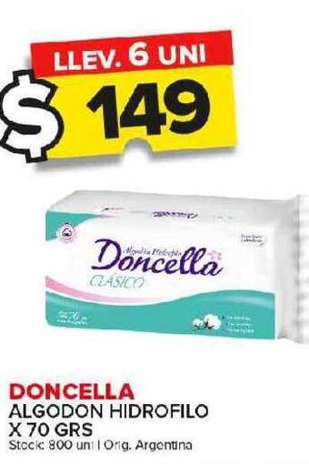 Carrefour Maxi Doncella algodon hidrofilo oferta