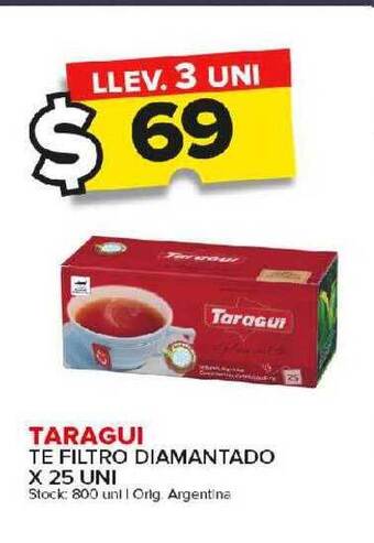 Taragui te filtro diamantado