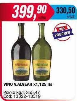 Maxiconsumo Vino v.alvear oferta