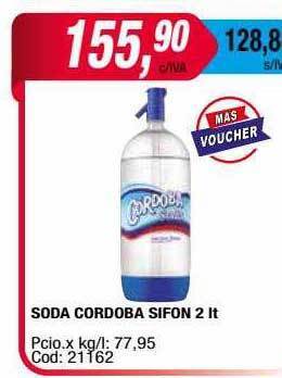 Maxiconsumo Soda cordoba sifon oferta