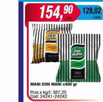 Maxiconsumo Mani don mani oferta