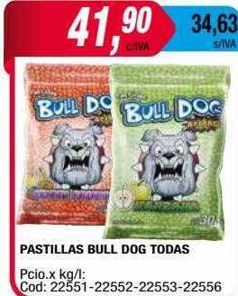 Maxiconsumo Pastillas bull dog todas oferta