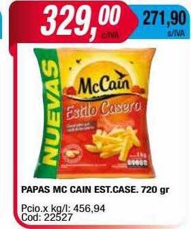 Maxiconsumo Papas mc cain est case oferta