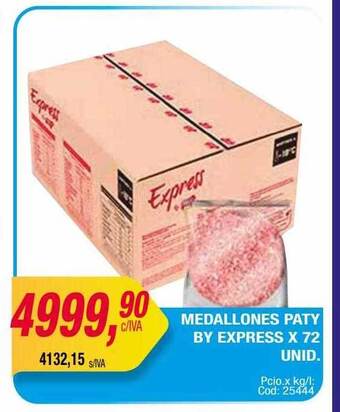 Maxiconsumo Medallones paty by express oferta