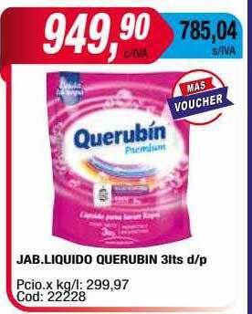 Maxiconsumo Jab liquido querubin 3lts d p oferta
